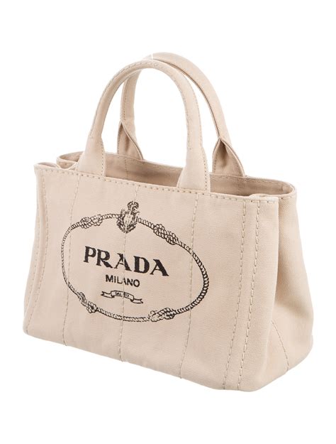 prada canvas handbag